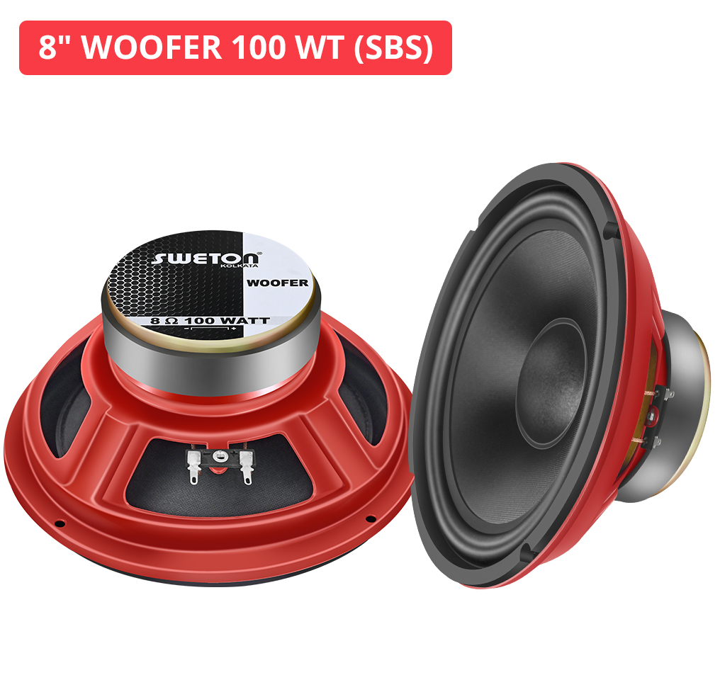 8" WOOFER 100 WT (SBS)