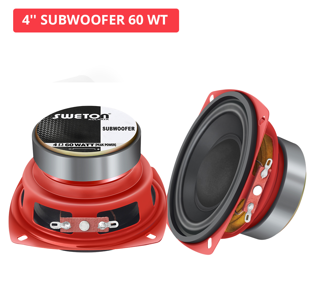 4'' SUBWOOFER 60 WT