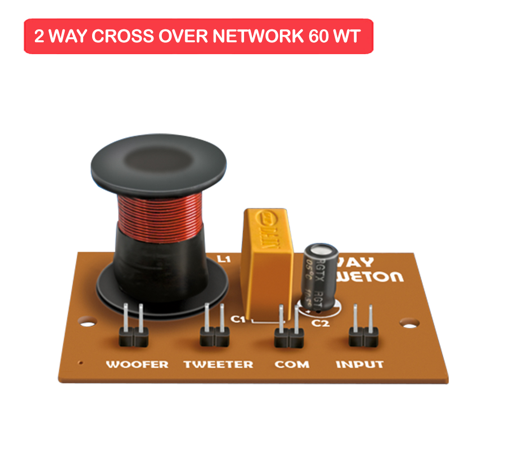 2 WAY CROSS OVER NETWORK 6 dB 60 WT